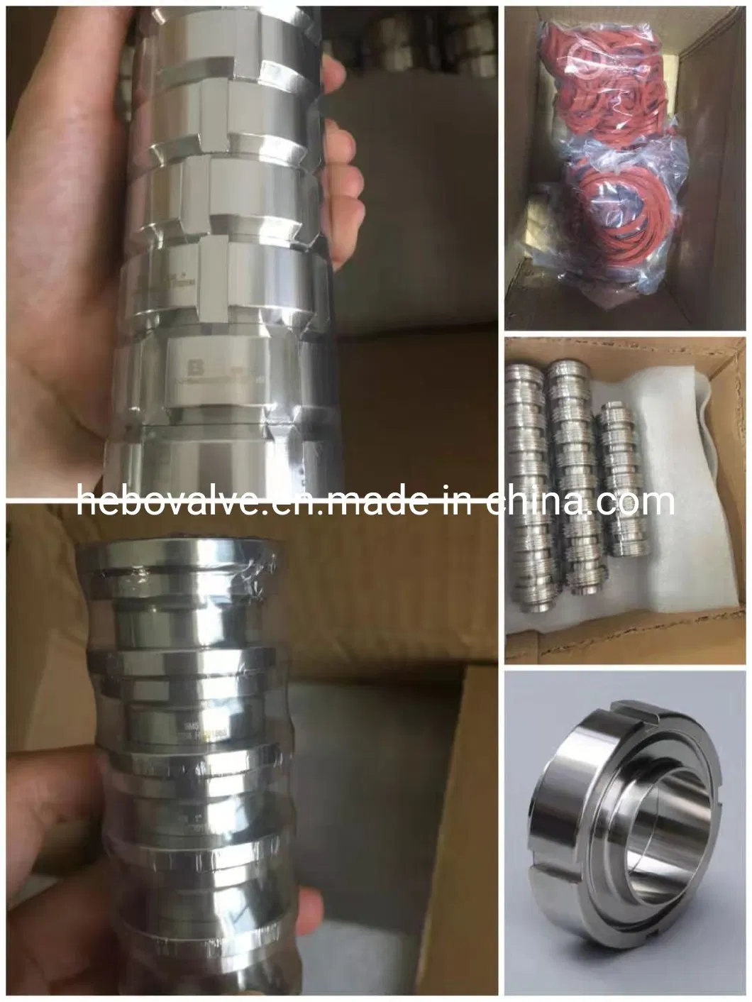 Stainless Steel Food Grade SMS/DIN Pipe Fittings Union