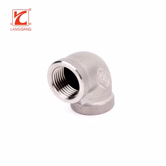 Factory Hot Sale Thread Stainless Steel Pipe Fittings Manufacturer OEM Elbow Tee Nipple Union
