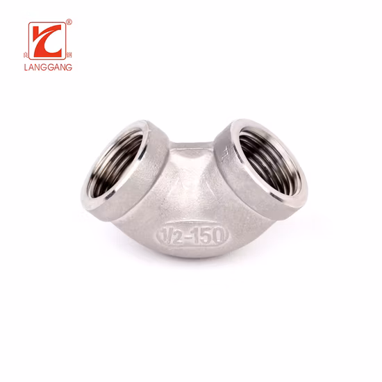Factory Hot Sale Thread Stainless Steel Pipe Fittings Manufacturer OEM Elbow Tee Nipple Union