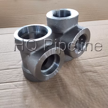 High Pressure Forged Pipe Fittings Stainless Steel Reducing Equal Tee